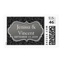Black & Silver Couple Stamp