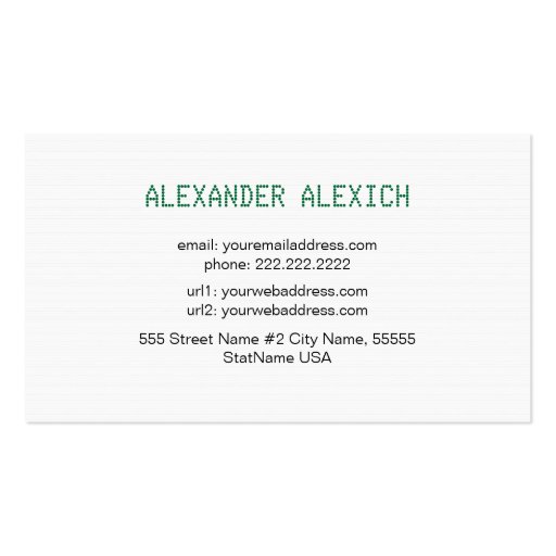 Black Simple Elegant Automotive Template Design Business Card Template (back side)