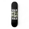 Black SK8 Board + (Skull) = Awsome. skateboards
