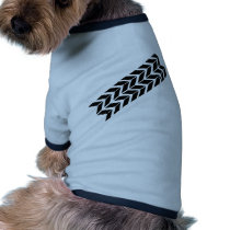 black skidmark icon pet clothing