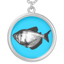 Black Skirt Tetra Fish Necklace