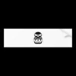 Black Skull bumper stickers