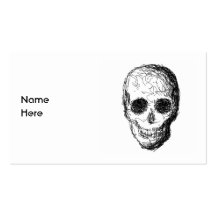 Black Skull. Business Cards