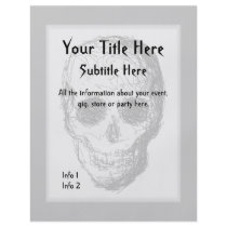 Black Skull. Personalized Flyer