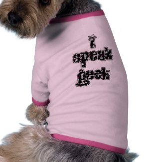 Black Skull I Speak Geek Dog Clothing