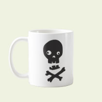 Black Skull Mug