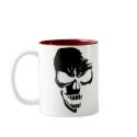 Black Skull mugs by BBiggs Black Skull mugs