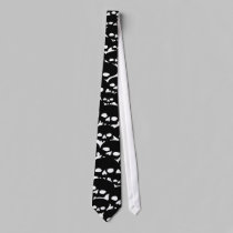 Black Skull Pattern ties