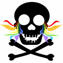 Black Skull Tears 2-Sided Kids' Shirts