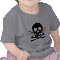 Black Skull Tears Infant T-Shirt