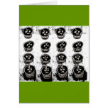 Black Skulls by Flash Allen Cards Black Skulls by Flash Allen Cards