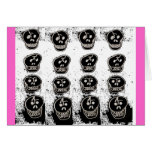 Black Skulls by Flash Allen Greeting Cards Black Skulls by Flash Allen Greeting Cards