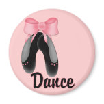 Black Slippers - Dance Magnet magnets