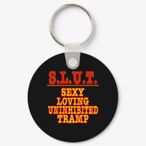 Black Slut Sexy Loving Tramp keychains