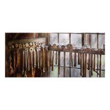 Black Smith - Draw plates and hammers Rack Card