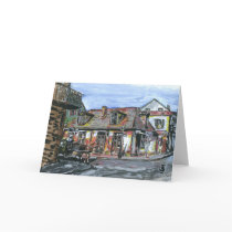 Black Smith Shop Note Card