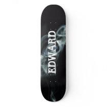 black smoke, EDWARD - Customized skateboards by hollymorgan24 black smoke, EDWARD - Customized skateboards