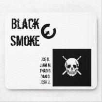 Black Smoke Mouse Pad mousepads