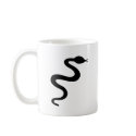 black snake icon mugs