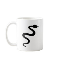 black snake icon mugs