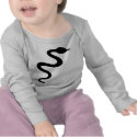 black snake icon t-shirts