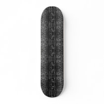Black Snake Skin Skateboard