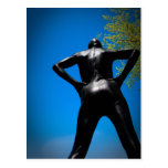 Black Snakeskin Zentai 9 Postcard