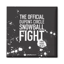 Black Snow Magnet magnets