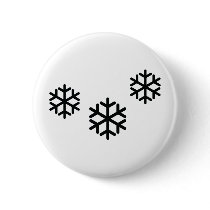 black snowflakes buttons