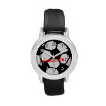 Black Soccer Ball and Name Watches