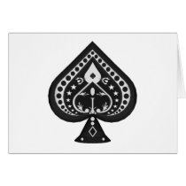 Black Spades: Playing Cards Suit: