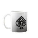 Black Spades: Poker Cards Suit: Coffee Mug: Jack