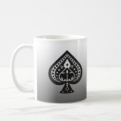 Black Spades: Poker Cards Suit: Coffee Mug: Jack by spiritswitchboard