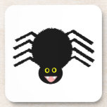 Black Spider Cork Coaster