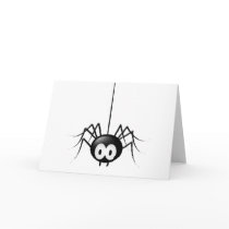 Black Spider Cute Halloween Gift cards