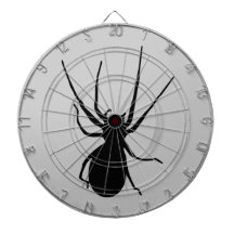 Black Spider Dart Board