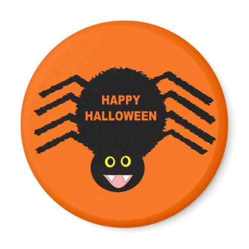 Black Spider Halloween Magnet magnet