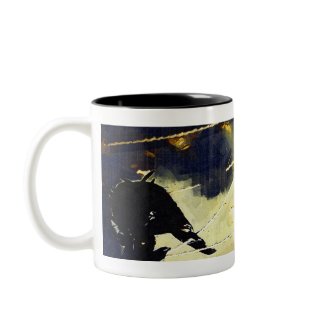 Black Spider Mug mug