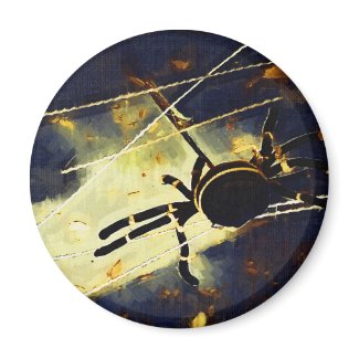 Black Spider Novelty Items magnet