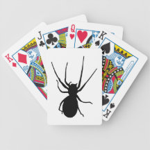 Black Spider Playing Cards