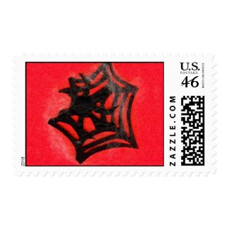 Black Spider Stamps stamp