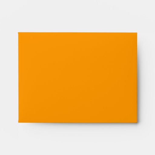 Black spider surprise Halloween fun orange address Envelope