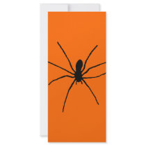 Black Spider Template Rack Card