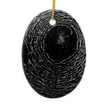Black Spider Web Ornament