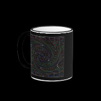 Black Spiral Mug
