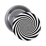 Black Spiral Pinback Buttons