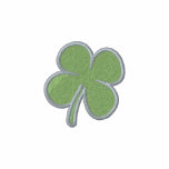 BLACK St. Patricks Day Clover Long Sleeve