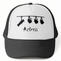 Black Stage Light Silhouettes Digital Camera Hat