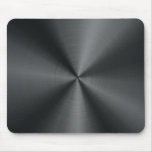 Black Stainless Steel metal pattern Mouse Pad
