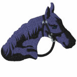 Black Stallion Horse Embroidered Shirt